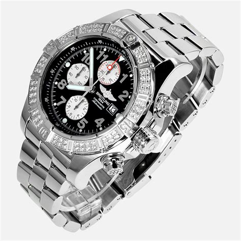 breitling avenger a13381|breitling a13370 diamond bezel.